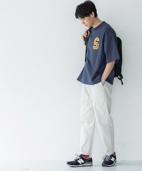 coca（coca）（コカ）の「メンズレタードサガラワッペン半袖T（Tシャツ/カットソー・メンズ・ネイビー/ホワイト/ブラック/グレー・M/L/XL）」の15枚目の写真