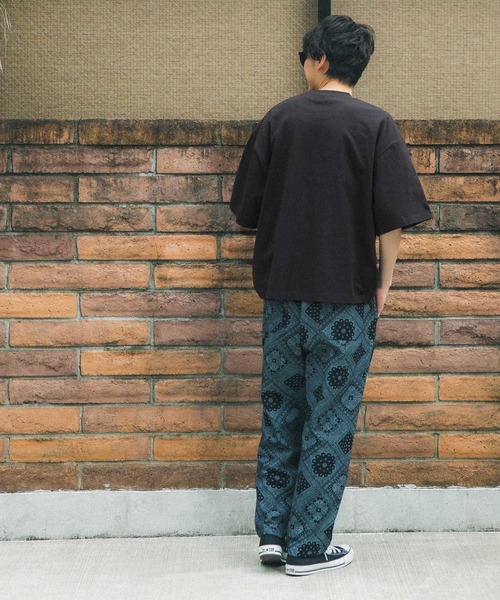 coca（coca）（コカ）の「メンズレタードサガラワッペン半袖T（Tシャツ/カットソー・メンズ・ネイビー/ホワイト/ブラック/グレー・M/L/XL）」の9枚目の写真