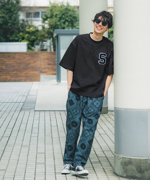 coca（coca）（コカ）の「メンズレタードサガラワッペン半袖T（Tシャツ/カットソー・メンズ・ネイビー/ホワイト/ブラック/グレー・M/L/XL）」の11枚目の写真