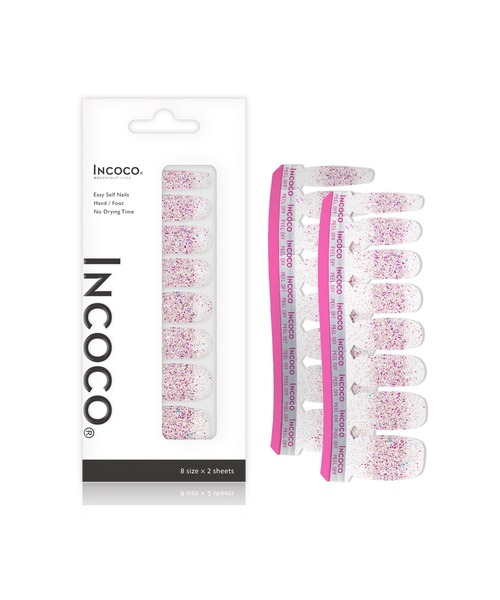INCOCO（インココ）の「【INCOCO】貼るだけマニキュア 5 [I]（ネイルシール/ネイルチップ・レディース・ベージュ系その他/その他1/その他2/ピンク系その他・ONESIZE）」の7枚目の写真
