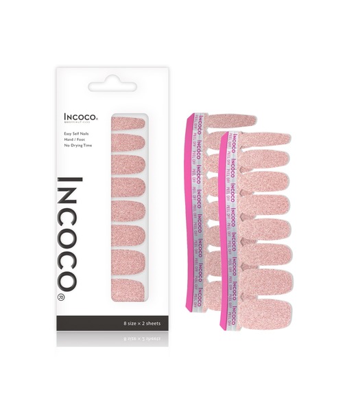 INCOCO（インココ）の「【INCOCO】貼るだけマニキュア 5 [I]（ネイルシール/ネイルチップ・レディース・ベージュ系その他/その他1/その他2/ピンク系その他・ONESIZE）」の6枚目の写真