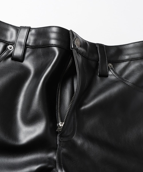 Guess（ゲス）の「GUESS/ゲス GO RAYMOND PU CARPENTER PANTS（スラックス・メンズ・ブラック・32）」の9枚目の写真