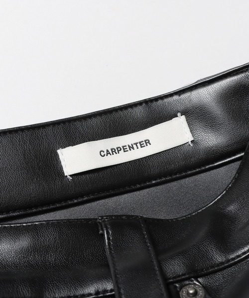 Guess（ゲス）の「GUESS/ゲス GO RAYMOND PU CARPENTER PANTS（スラックス・メンズ・ブラック・32）」の6枚目の写真