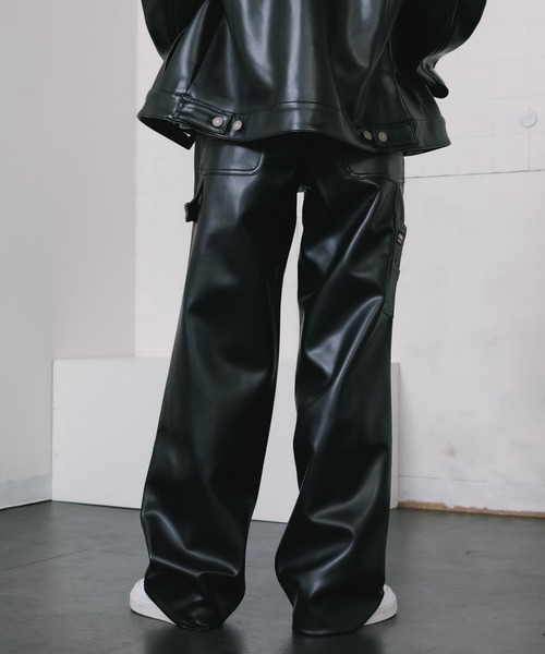 Guess（ゲス）の「GUESS/ゲス GO RAYMOND PU CARPENTER PANTS（スラックス・メンズ・ブラック・32）」の20枚目の写真