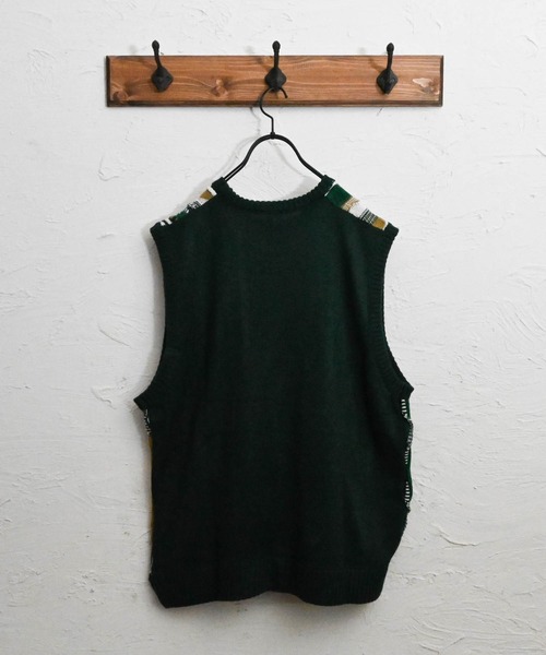 Anytime Songs（エニータイムソングス）の「3Dニットベスト（ベスト・メンズ・ブラウン/チャコール/グリーン・MEDIUM/LARGE/X-LARGE）」の20枚目の写真