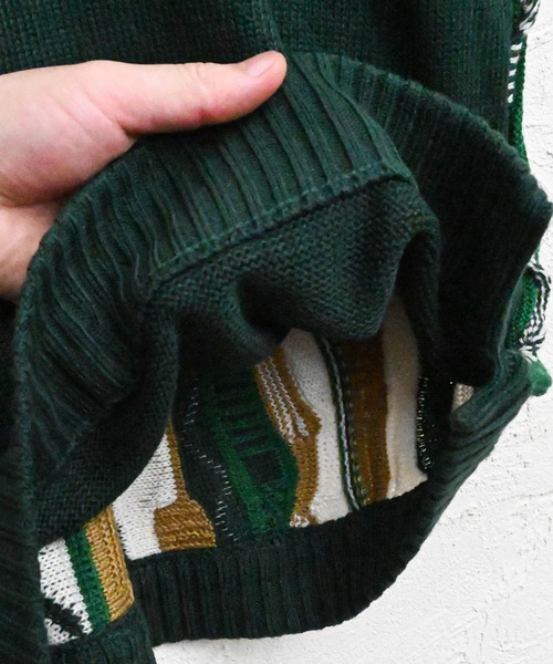 Anytime Songs（エニータイムソングス）の「3Dニットベスト（ベスト・メンズ・ブラウン/チャコール/グリーン・MEDIUM/LARGE/X-LARGE）」の22枚目の写真