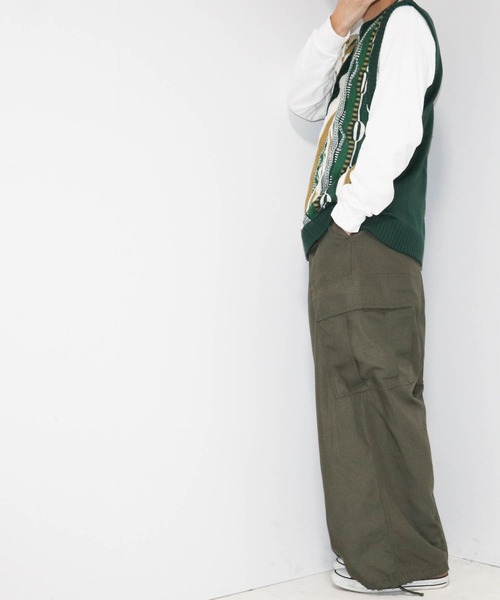 Anytime Songs（エニータイムソングス）の「3Dニットベスト（ベスト・メンズ・ブラウン/チャコール/グリーン・MEDIUM/LARGE/X-LARGE）」の16枚目の写真