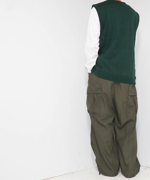 Anytime Songs（エニータイムソングス）の「3Dニットベスト（ベスト・メンズ・ブラウン/チャコール/グリーン・MEDIUM/LARGE/X-LARGE）」の17枚目の写真