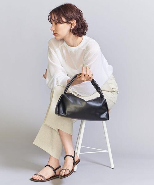 BEAUTY&YOUTH UNITED ARROWS（ビューティーアンドユースユナイテッドアローズ）の「サイドタック ロング ワンハンドル ショルダーバッグ（ショルダーバッグ・レディース・ブラック/コバルトブルー・FREE）」の7枚目の写真