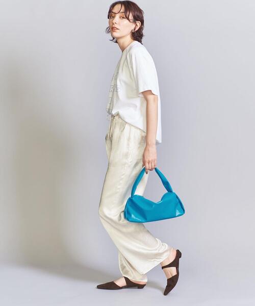 BEAUTY&YOUTH UNITED ARROWS（ビューティーアンドユースユナイテッドアローズ）の「サイドタック ロング ワンハンドル ショルダーバッグ（ショルダーバッグ・レディース・ブラック/コバルトブルー・FREE）」の9枚目の写真