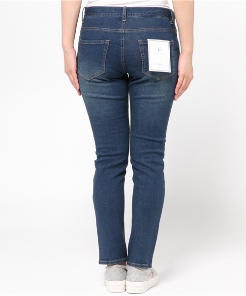 LBC(エルビーシー)の「コットンポリスキニーパンツ(その他パンツ・レディース・オフホワイト/ネイビー/ダークネイビー・MEDIUM/LARGE)」の8枚目の写真