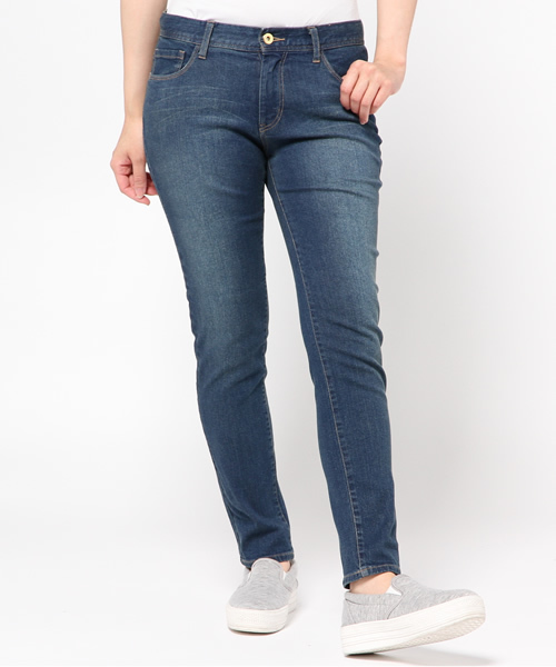 LBC(エルビーシー)の「コットンポリスキニーパンツ(その他パンツ・レディース・オフホワイト/ネイビー/ダークネイビー・MEDIUM/LARGE)」の14枚目の写真