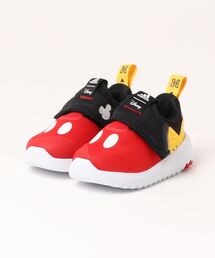 adidas（アディダス）の「adidas アディダス SURU365 MICKEY I【DISNEY】ベビーシューズ(ミッキー) HP9004 コアブラック/ベタースカーレット/ボールドゴールド（スニーカー・キッズ）」