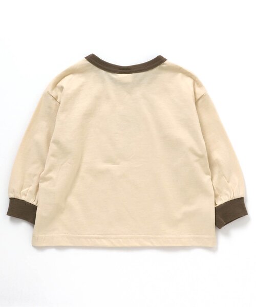 BREEZE（ブリーズ）の「Colorful リンガーモチーフ刺繍Tシャツ（Tシャツ/カットソー・キッズ・オフホワイト/ブルー/クリーム/イエロー/オレンジ/ピンク/グレー/グリーン・100/110/120/130/140/80/90）」の13枚目の写真