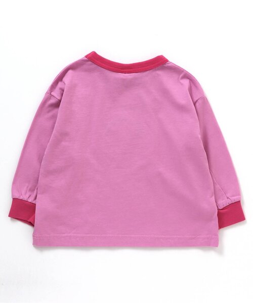 BREEZE（ブリーズ）の「Colorful リンガーモチーフ刺繍Tシャツ（Tシャツ/カットソー・キッズ・オフホワイト/ブルー/クリーム/イエロー/オレンジ/ピンク/グレー/グリーン・100/110/120/130/140/80/90）」の18枚目の写真