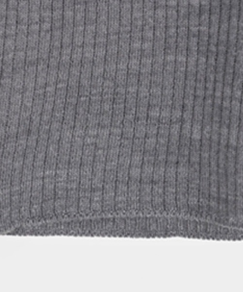 BLACKUP（ブラックアップ）の「[MADE] デイリーVネックニット（ニット/セーター・レディース・グレー/ブルー・ONE SIZE）」の15枚目の写真