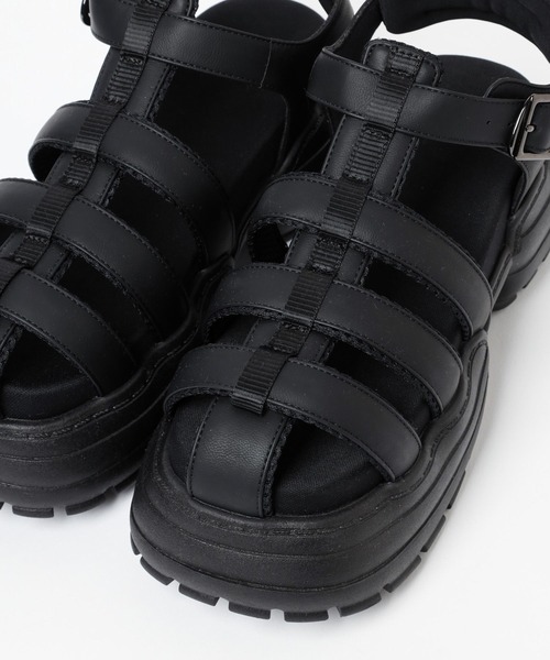 PBLIM（ページボーイリム）の「PAGEBOYLIM/グルカアツゾコサンダル（サンダル・レディース・ブラック・LARGE/MEDIUM）」の13枚目の写真