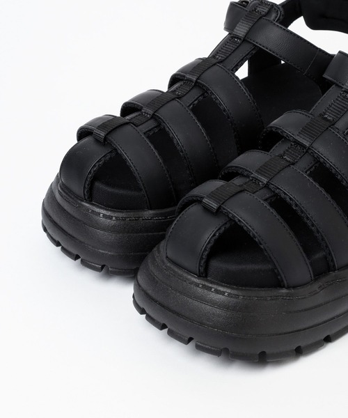 PBLIM（ページボーイリム）の「PAGEBOYLIM/グルカアツゾコサンダル（サンダル・レディース・ブラック・LARGE/MEDIUM）」の14枚目の写真