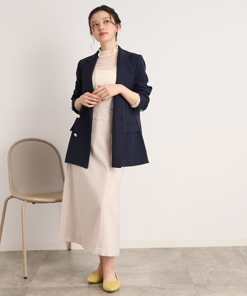 Cutie Blonde（キューティーブロンド）の「◆【2WAY】一枚で二度楽しめる！Vネック ジャンパースカート（スカート・レディース・アイボリー/ブラック・01/02/03）」の21枚目の写真