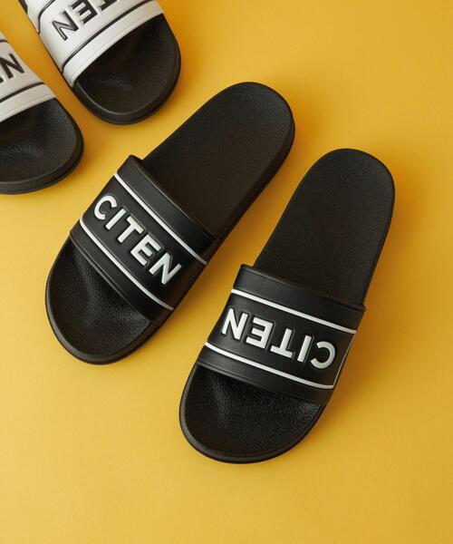CITEN(シテン)の「<CITEN>シャワーサンダル(サンダル・レディース・ブラック/ホワイト・S/M/L)」の1枚目の写真
