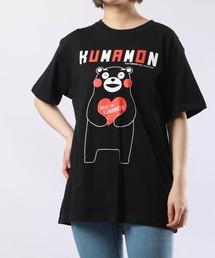 くまモン プリント クルーネックTシャツ 半袖