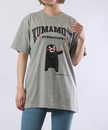 くまモン プリント クルーネックTシャツ 半袖