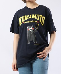 くまモン プリント クルーネックTシャツ 半袖