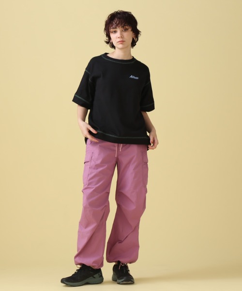 AVIREX(アヴィレックス)の「【直営店限定】AVIATORS DINNER EMB T-SHIRT/ アヴィエイターダイナー刺繍Tシャツ(Tシャツ/カットソー・レディース・ホワイト系2/ミント/ブラック・F)」の9枚目の写真