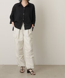 RAY CASSIN（レイカズン）の「リップストップ裾ドロストカーゴパンツ（カーゴパンツ）」