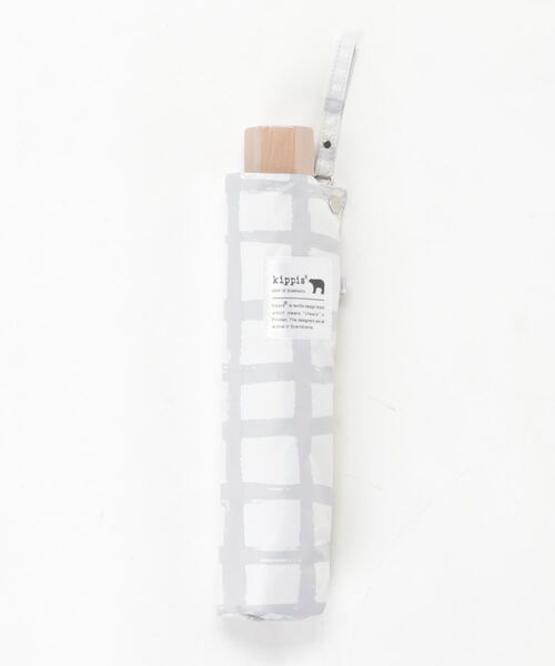 Waterfront(ウォーターフロント)の「kippis 全天候 折 55cm 晴雨兼用傘 日傘 雨傘(折りたたみ傘・レディース・ベージュ/グレー/ライトブルー・FREE)」の9枚目の写真