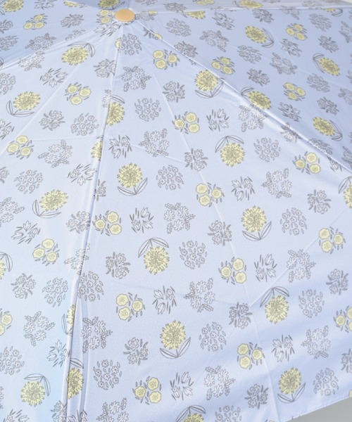 Waterfront(ウォーターフロント)の「kippis 全天候 折 55cm 晴雨兼用傘 日傘 雨傘(折りたたみ傘・レディース・ベージュ/グレー/ライトブルー・FREE)」の15枚目の写真