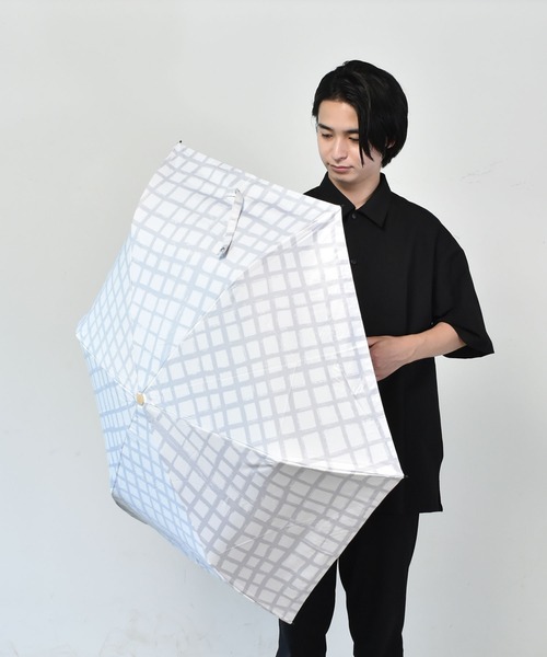 Waterfront(ウォーターフロント)の「kippis 全天候 折 55cm 晴雨兼用傘 日傘 雨傘(折りたたみ傘・レディース・ベージュ/グレー/ライトブルー・FREE)」の21枚目の写真