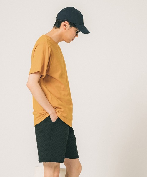 coca(coca)(コカ)の「メンズコットンレギュラーフィットUネックTシャツ(Tシャツ/カットソー・メンズ・ブラック/ブルー/ホワイト/ピンク/マスタード/オレンジ・M/L/XL)」の4枚目の写真