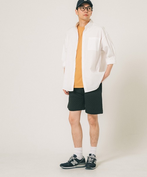 coca(coca)(コカ)の「メンズコットンレギュラーフィットUネックTシャツ(Tシャツ/カットソー・メンズ・ブラック/ブルー/ホワイト/ピンク/マスタード/オレンジ・M/L/XL)」の8枚目の写真
