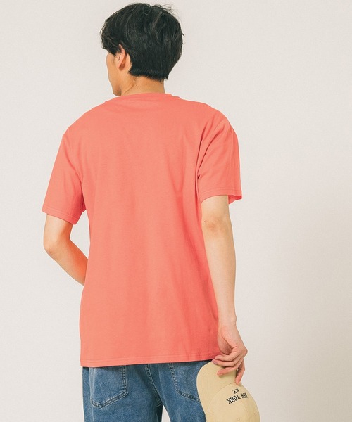 coca(coca)(コカ)の「メンズコットンレギュラーフィットUネックTシャツ(Tシャツ/カットソー・メンズ・ブラック/ブルー/ホワイト/ピンク/マスタード/オレンジ・M/L/XL)」の10枚目の写真