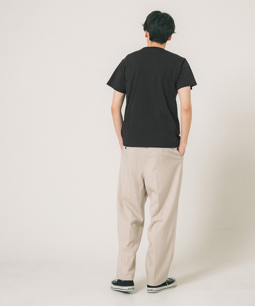 coca(coca)(コカ)の「メンズコットンレギュラーフィットUネックTシャツ(Tシャツ/カットソー・メンズ・ブラック/ブルー/ホワイト/ピンク/マスタード/オレンジ・M/L/XL)」の13枚目の写真