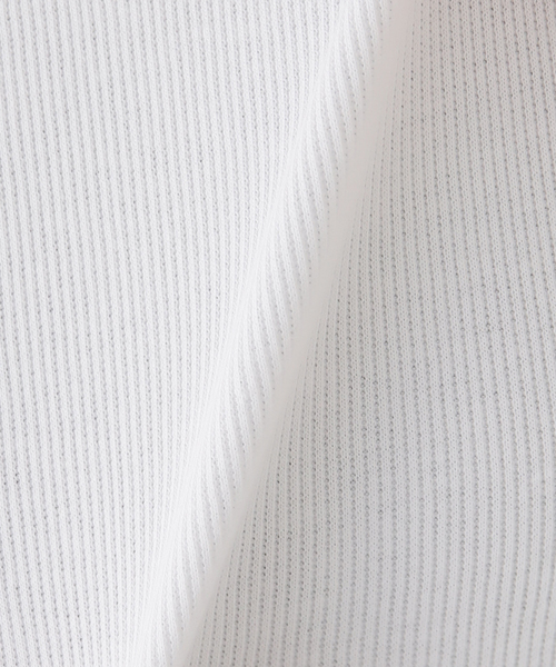 U by SPICK&SPAN（ユーバイスピックアンドスパン）の「【Hanes(ヘインズ)】BEEFY RibクルーネックTシャツ（Tシャツ/カットソー・レディース・ブラック/ホワイト・FREE）」の18枚目の写真