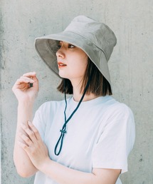 DEVICE+（デバイスプラス）の「DEVICE＋ シンプル オーバーフィット  深め UVカット サファリハット ヘッドウェア（ハット）」