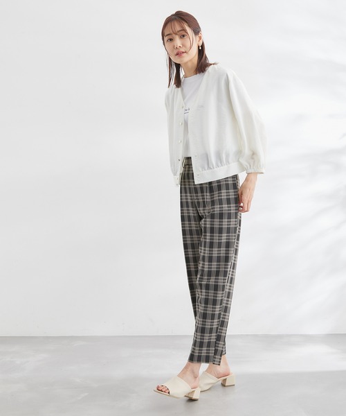 ROPE' PICNIC(ロペピクニック)の「チェックテーパードパンツ(その他パンツ・レディース・ブラック/ブルー系その他・40/38/36)」の20枚目の写真