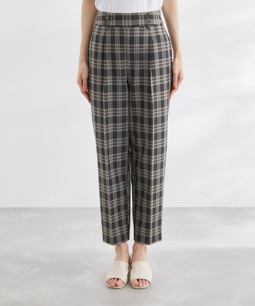 ROPE' PICNIC(ロペピクニック)の「チェックテーパードパンツ(その他パンツ・レディース・ブラック/ブルー系その他・40/38/36)」の14枚目の写真