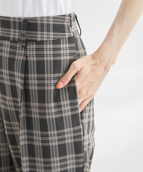 ROPE' PICNIC(ロペピクニック)の「チェックテーパードパンツ(その他パンツ・レディース・ブラック/ブルー系その他・40/38/36)」の4枚目の写真