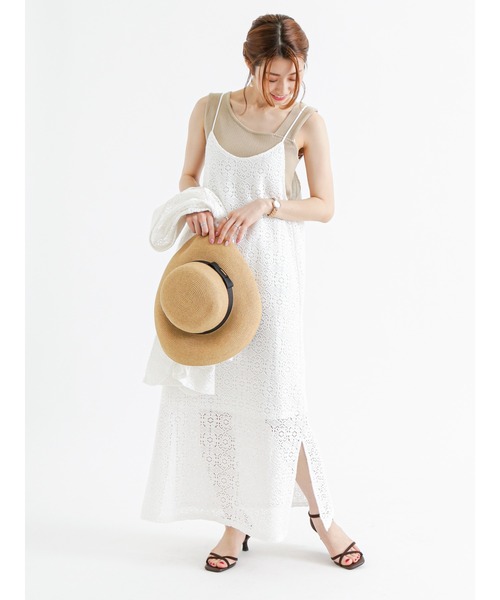 Te chichi（テチチ）の「カサブランカハット（ハット・レディース・ベージュ/ブラック・ﾌﾘ-）」の5枚目の写真