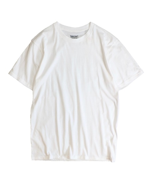 TOWN CRAFT/タウンクラフト USA MADE PACK CREW TEEアメリカ製パッククルーネックT-シャツオーガニックコットン(ユニセックス)（Tシャツ/カットソー）｜TOWNCRAFT（タウンクラフト）