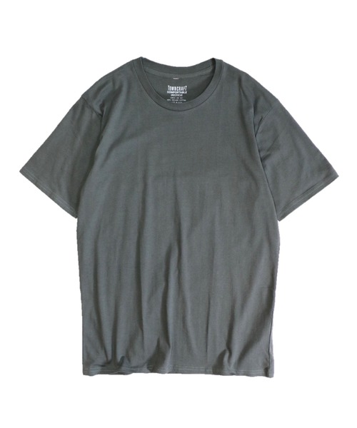 TOWN CRAFT/タウンクラフト USA MADE PACK CREW TEEアメリカ製パッククルーネックT-シャツオーガニックコットン(ユニセックス)（Tシャツ/カットソー）｜TOWNCRAFT（タウンクラフト）