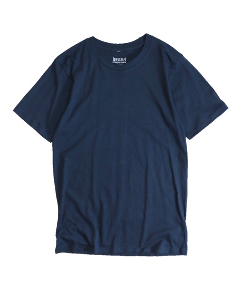 TOWN CRAFT/タウンクラフト USA MADE PACK CREW TEEアメリカ製パッククルーネックT-シャツオーガニックコットン(ユニセックス)（Tシャツ/カットソー）｜TOWNCRAFT（タウンクラフト）