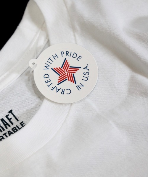 TOWN CRAFT/タウンクラフト USA MADE PACK CREW TEEアメリカ製パッククルーネックT-シャツオーガニックコットン(ユニセックス)（Tシャツ/カットソー）｜TOWNCRAFT（タウンクラフト）