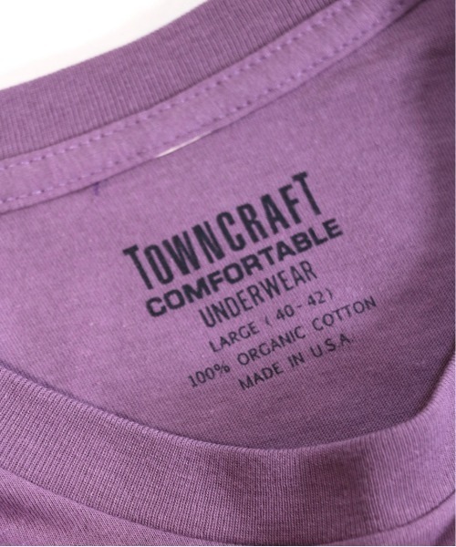 TOWN CRAFT/タウンクラフト USA MADE PACK CREW TEEアメリカ製パッククルーネックT-シャツオーガニックコットン(ユニセックス)（Tシャツ/カットソー）｜TOWNCRAFT（タウンクラフト）