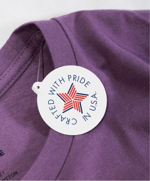 TOWN CRAFT/タウンクラフト USA MADE PACK CREW TEEアメリカ製パッククルーネックT-シャツオーガニックコットン(ユニセックス)（Tシャツ/カットソー）｜TOWNCRAFT（タウンクラフト）