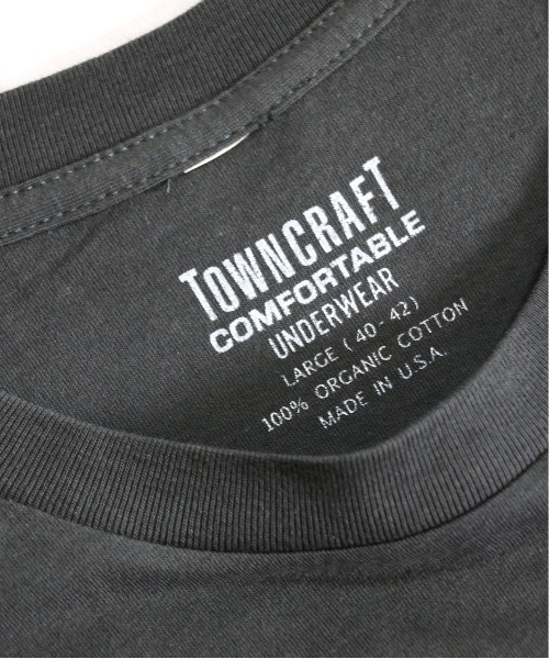 TOWN CRAFT/タウンクラフト USA MADE PACK CREW TEEアメリカ製パッククルーネックT-シャツオーガニックコットン(ユニセックス)（Tシャツ/カットソー）｜TOWNCRAFT（タウンクラフト）