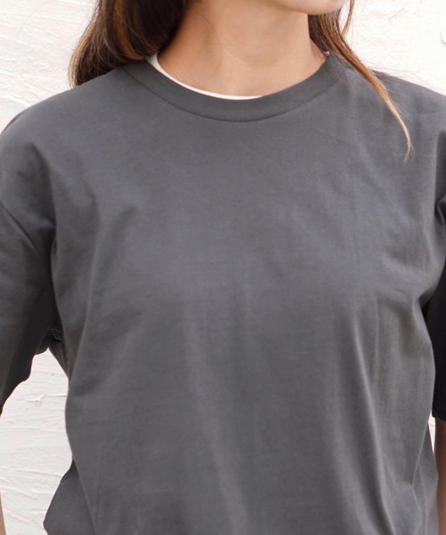 TOWN CRAFT/タウンクラフト USA MADE PACK CREW TEEアメリカ製パッククルーネックT-シャツオーガニックコットン(ユニセックス)（Tシャツ/カットソー）｜TOWNCRAFT（タウンクラフト）